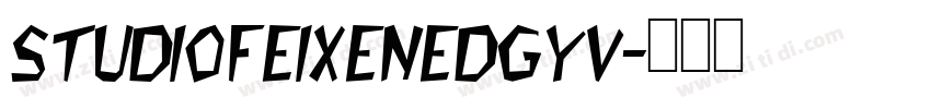 Studio Feixen Edgy V字体转换